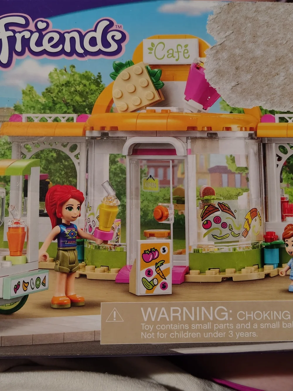 FRIENDS Pink Orange and Green Café Building Set